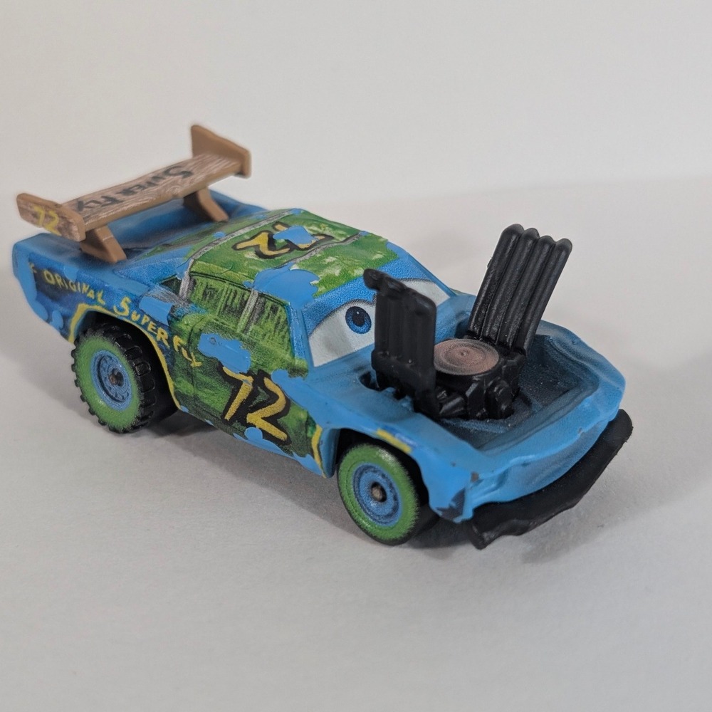 Disney Pixar Cars Superfly Thunder Hollow Derby Diecast Blue 72 Mattel